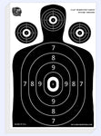 17X25 inches Shooting Range Paper Silhouette Targets–(100 Sheets)