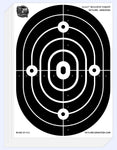 12.5x17 Inches Shooting Range Paper Bullseye Targets-(100  Sheets)